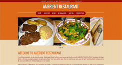 Desktop Screenshot of amerientrestaurant.com